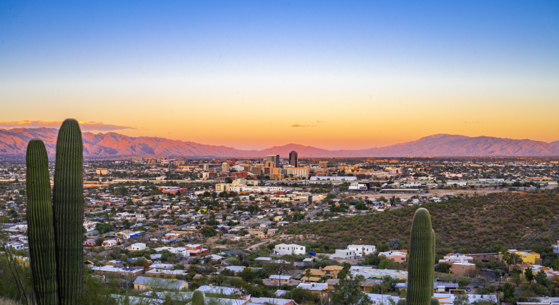 cityscape view of Tucson